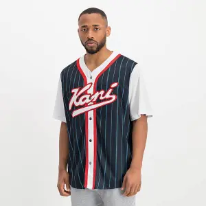 T-shirt Karl Kani Varsity Block Pinstripe Baseball image-1