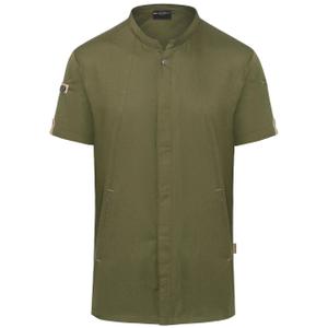 Kuchyňská zástěra s krátkým rukávem Karlowsky Green-Generation