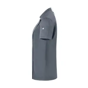 Short Sleeve Women's Chef Jacket Karlowsky Modern-Look image-2