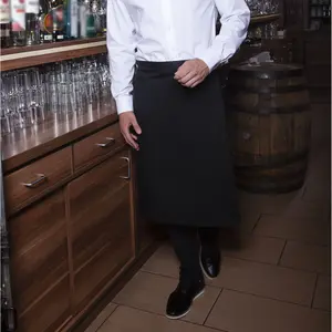 Long polycotton apron Karlowsky Bistro Basic image-1