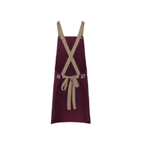 Bib apron with crossed straps and pocket Karlowsky image-2