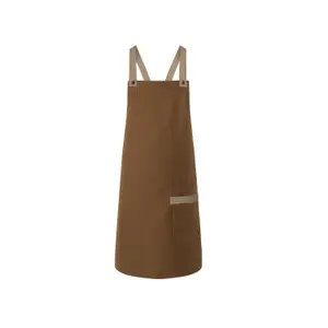 Bib apron with crossed straps and pocket Karlowsky image-0