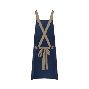 Bib apron with crossed straps and pocket Karlowsky image-1