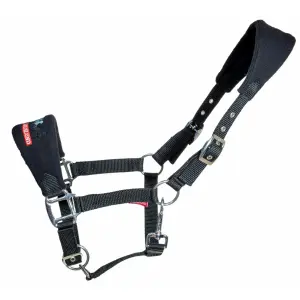 Licol pour cheval en nylon avec rembourrage en polaire Karlslund image-0