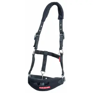 Licol pour cheval en nylon avec rembourrage en polaire Karlslund image-1