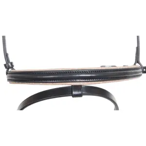 Muserolle combinée pour cheval Karlslund Kombi Gliftter Piping image-1