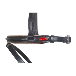 Muserolle combinée pour cheval Karlslund Kombi Gliftter Piping image-2