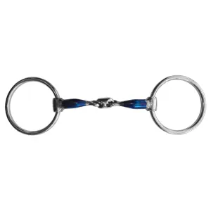 Doppelbroken Zügel für Pferde mit weichem Eisen Karlslund image-1