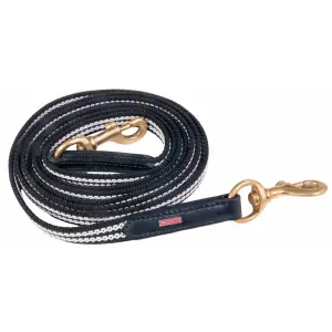 k381-blw-bra-lang-tygel-av-flatat-gummi-for-hastar-karlslund-svart-vit-massing-250-cm