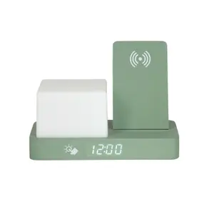LED Night Light Clock Karlsson Retro image-2