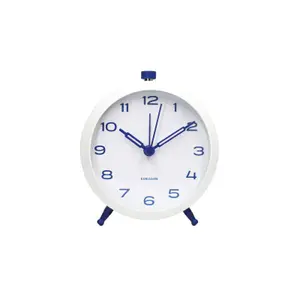 Button Analog Clock Karlsson Retro image-0