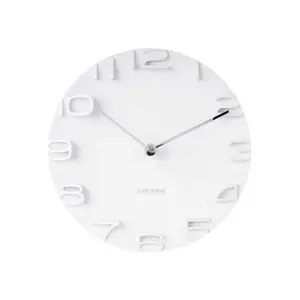 Wall clock with chrome hands Karlsson On The Edge image-0