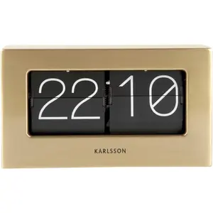 Table clock Karlsson Boxed Flip