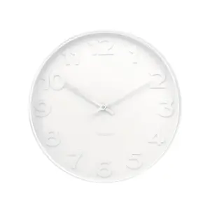 Wall clock Karlsson Mr. White Numbers image-0