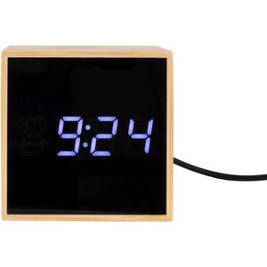 Bamboo alarm clock Karlsson Mini Cube
