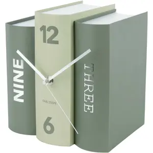 Table clock Karlsson Book