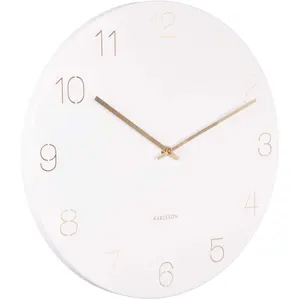 Wanduhr gravierte Zahlen Karlsson Charm image-0