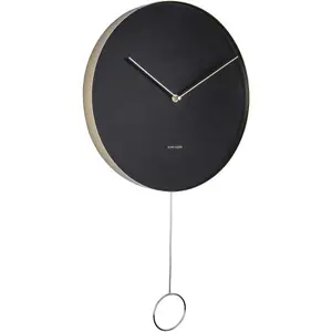 Vægur i metal Karlsson Pendulum image-0