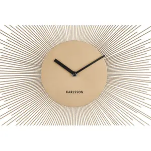 Nástěnné hodiny z oceli Karlsson Peony