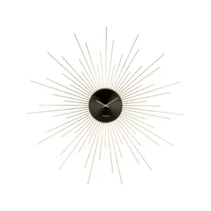 Stalen wandklok Karlsson Extreme Peony image-0