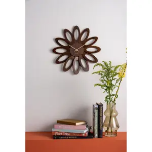 Wandklok van houtfineer Karlsson Fiore image-3