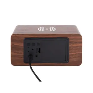 LED ξυπνητήρι με φορτιστή τηλεφώνου Karlsson Block image-1