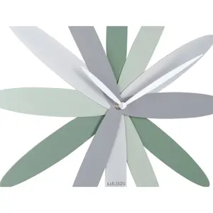 Metalowy zegar ścienny Karlsson Bloom image-2