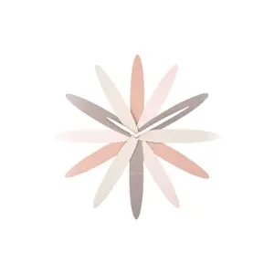 Wanduhr aus Metall Karlsson Bloom