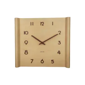 Hodinové nástěnné hodiny z lípy Karlsson Sole image-0