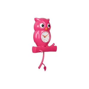 Wanduhr Karlsson Owl Pendulum image-0