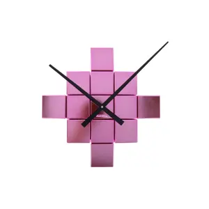Nástěnné hodiny z kovu Karlsson DIY Cubic image-1