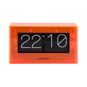 ka5976or-table-clock-karlsson-boxed-flip-neon-orange-7-1x11-7-cm