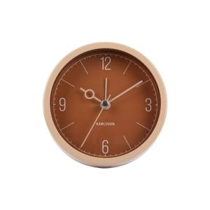ka5986br-alarm-clock-karlsson-monocle-caramel-brown-3-9x9-2-cm