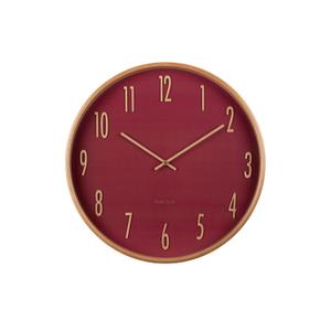 ka5996rd-wall-clock-karlsson-gracil-blush-red-5x40-cm