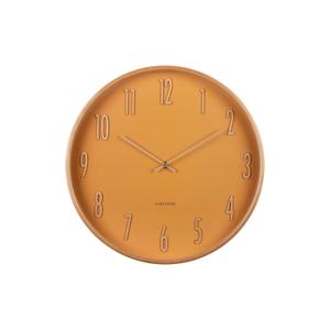 ka5996ye-wall-clock-karlsson-gracil-ochre-yellow-5x40-cm