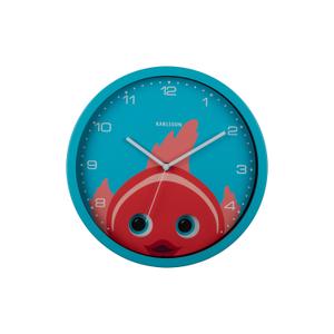 ka5997lb-analog-clock-karlsson-peekaboo-cow-light-blue-4-5x30-8-cm