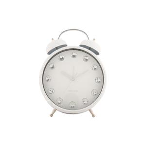 ka6019wh-alarm-clock-karlsson-glam-diamonds-xl-white-23-5x30-5x8-2-cm