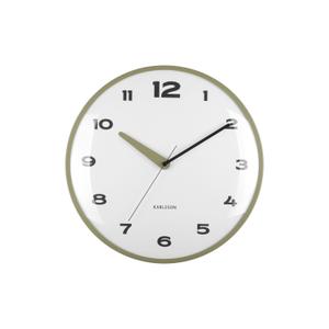 ka6028gr-horloge-murale-karlsson-brisk-dome-army-green-1x40-cm