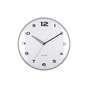 ka6028gy-horloge-murale-karlsson-brisk-dome-dark-grey-1x40-cm