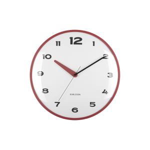 ka6028rd-horloge-murale-karlsson-brisk-dome-red-ochre-1x40-cm