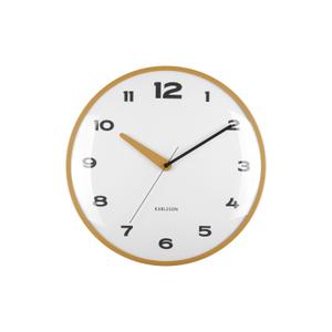 ka6028ye-horloge-murale-karlsson-brisk-dome-ochre-yellow-1x40-cm