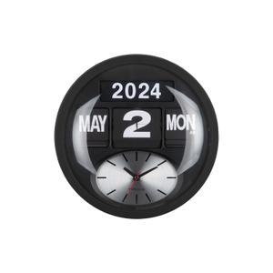 Wall clock Karlsson Round Flip image-1