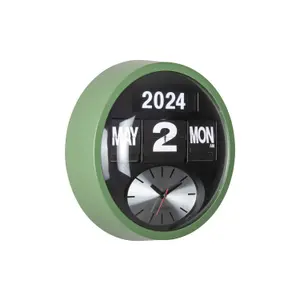 Wall clock Karlsson Round Flip