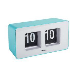 ka6042bl-wall-table-clock-karlsson-funky-flip-turquoise-blue-9-2x7-cm