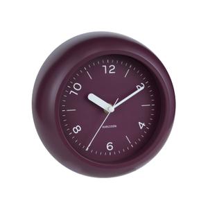 ka6047pu-wall-clock-karlsson-slope-dark-mauve-20-cm