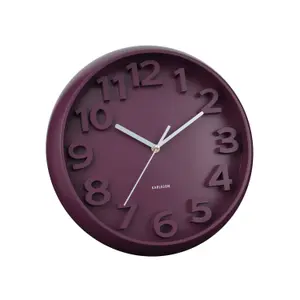 Classic wall clock with numbers Karlsson Elevated image-1