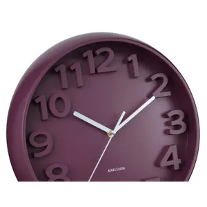 Classic wall clock with numbers Karlsson Elevated image-2
