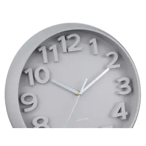 Classic wall clock with numbers Karlsson Elevated image-1