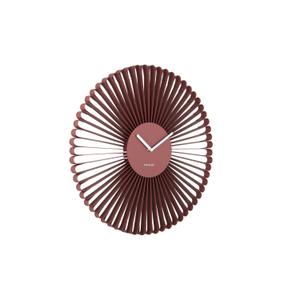 ka6074rd-horloge-murale-karlsson-cascara-red-ochre-4x50-cm