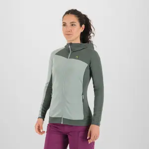 Polaire full zip à capuche femme Karpos Averau image-1